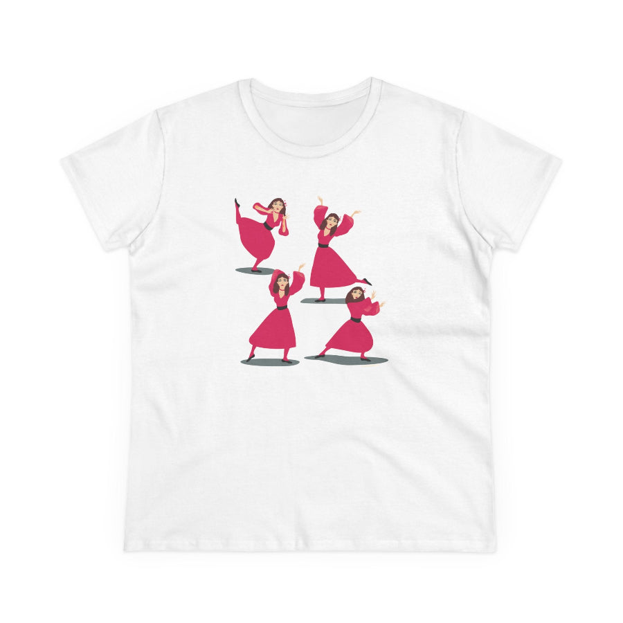 Cathy dance moves semi-fit t shirt