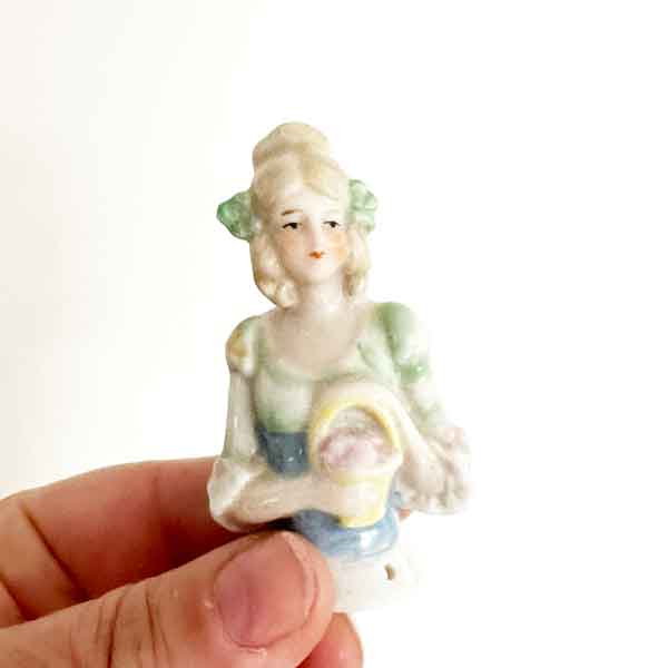 Ceramic half lady doll 1 8429