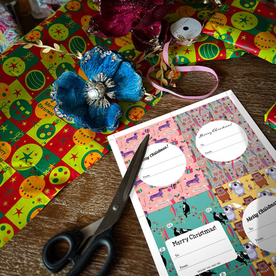 FREE Christmas gift tags