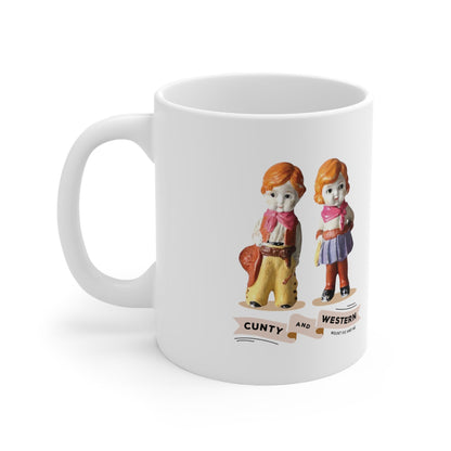 Cunty and Western ceramic mug