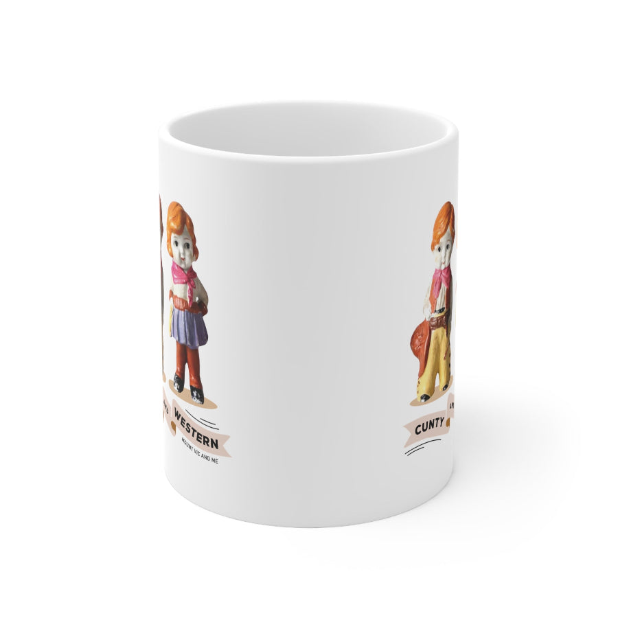 Cunty and Western ceramic mug