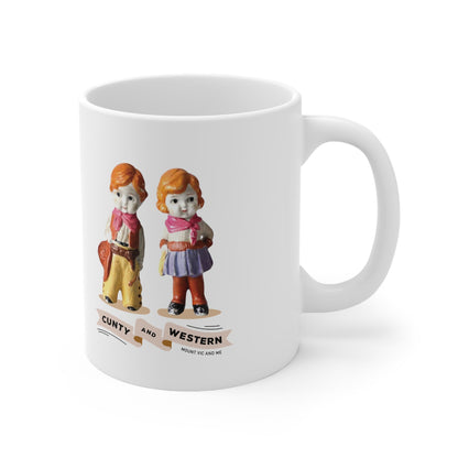 Cunty and Western ceramic mug