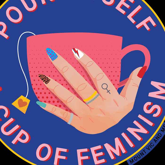 Pour myself cup of feminism t shirt