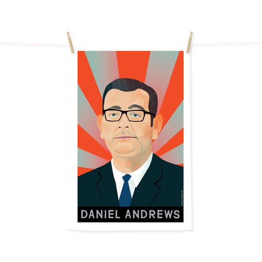 Daniel Andrews VIC Premier tea towel