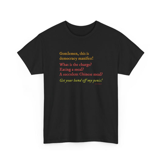 Democracy Manifest classic cotton t shirt