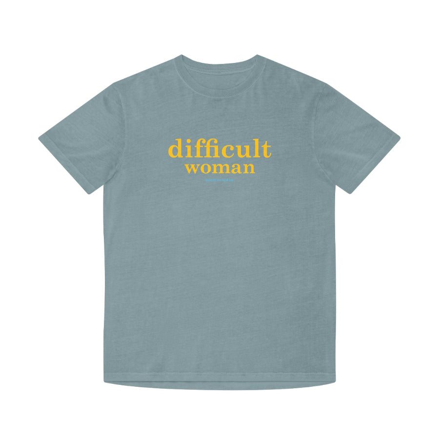 Difficult Woman faded t shirt