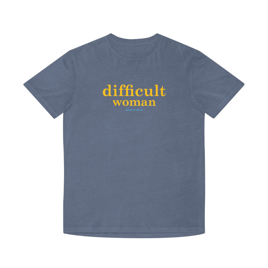 Difficult Woman faded t shirt