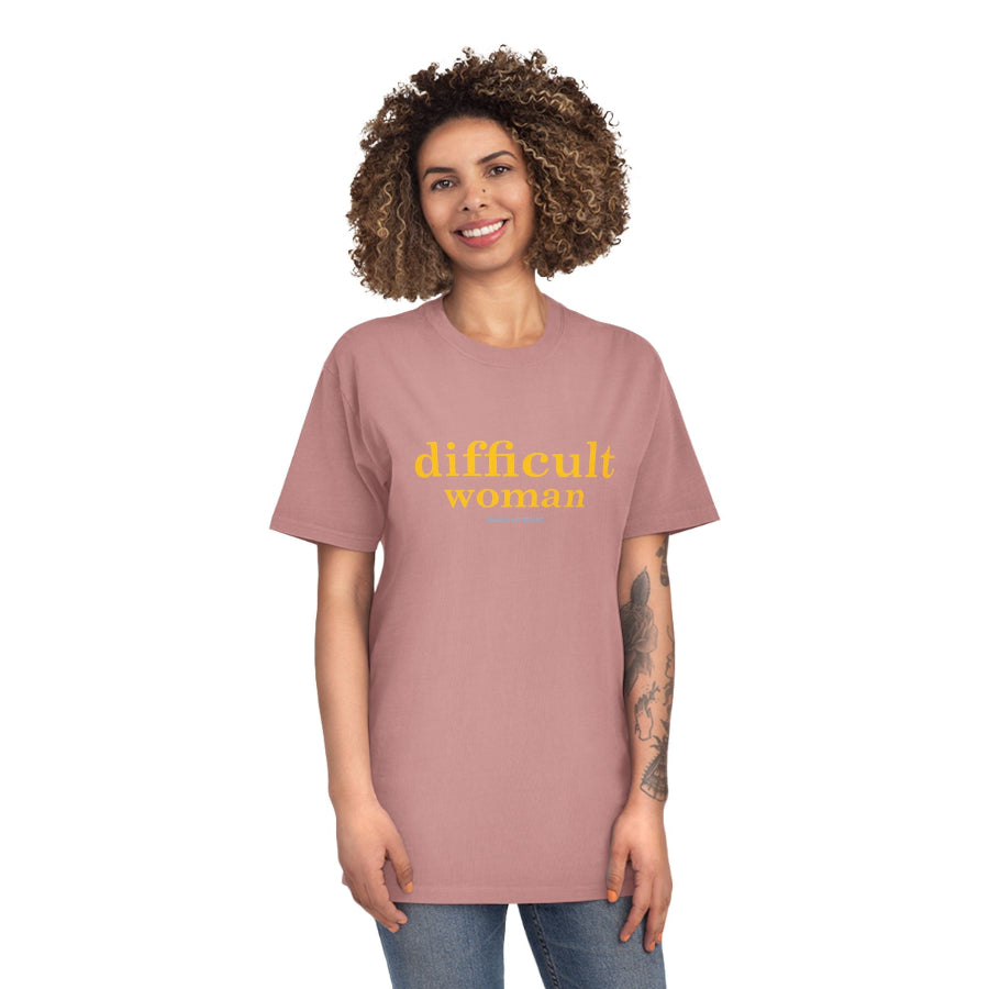 Difficult Woman faded t shirt