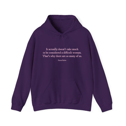 Difficult woman hoodie