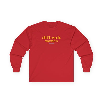 Difficult woman long sleeve t shirt