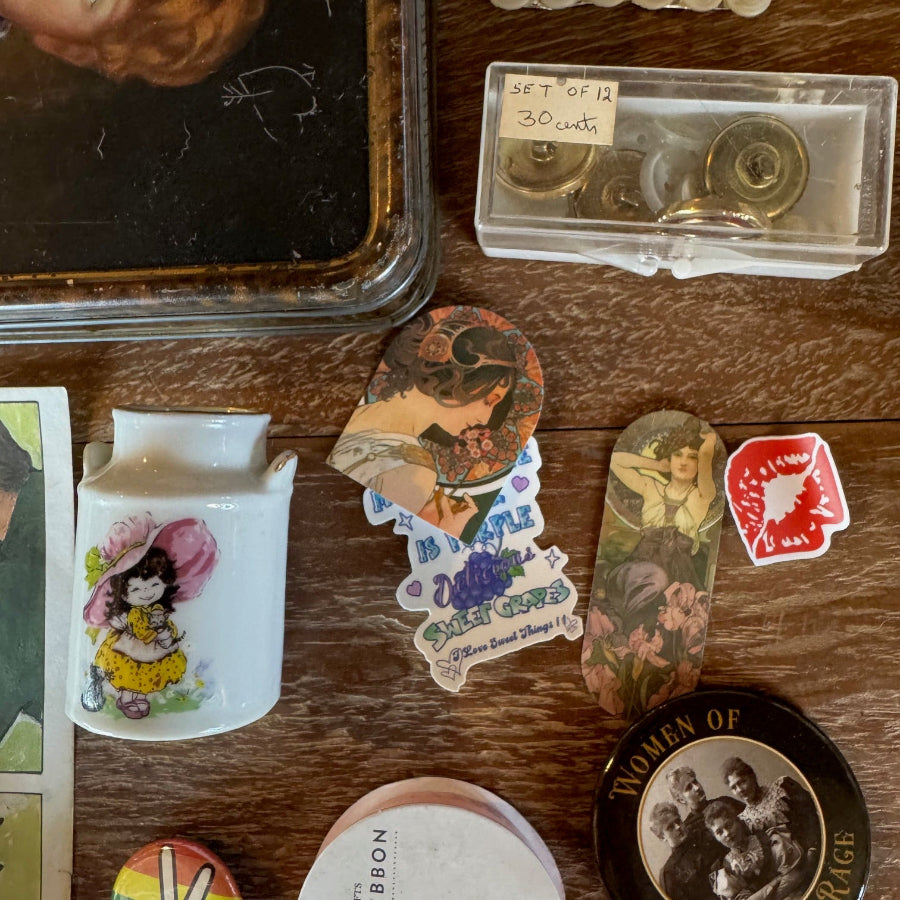 Sewing trinket and treasure tin CUSTOM