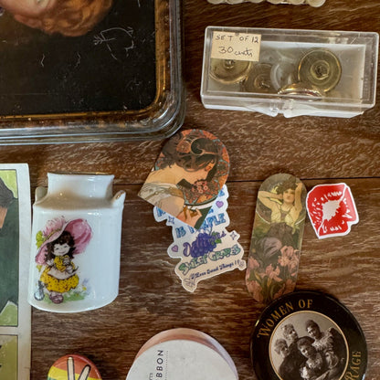 Sewing trinket and treasure tin CUSTOM