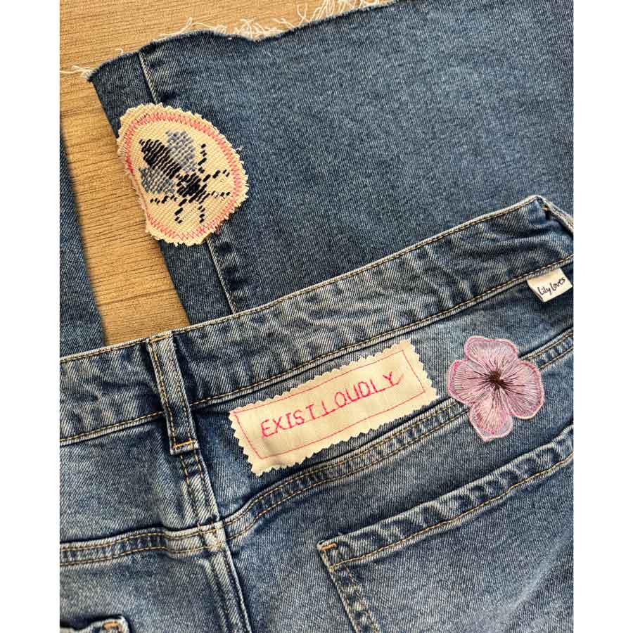 sz 18 Exist Loudly upcycled jeans