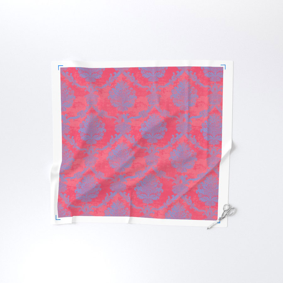 Fabric : Flocking Good pink purple