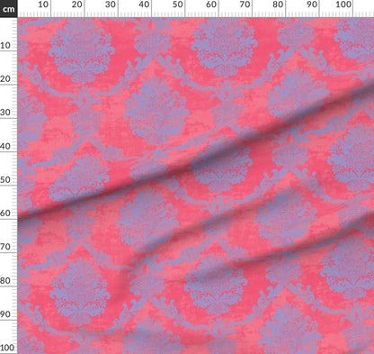 Fabric : Flocking Good pink purple