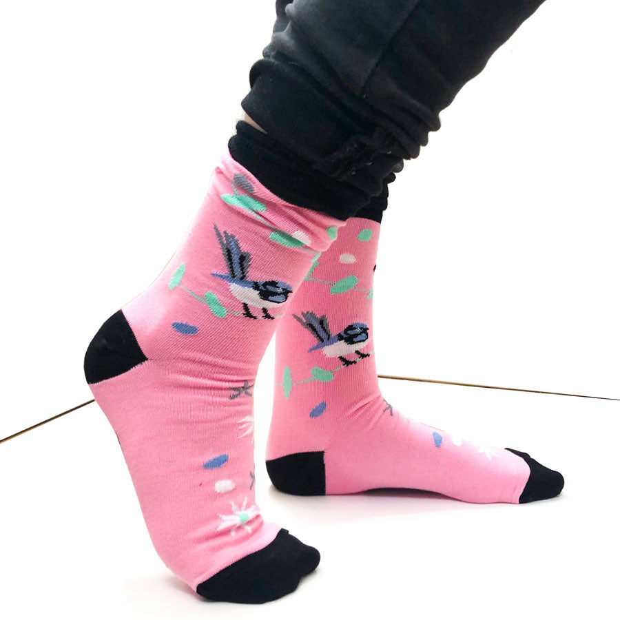 Fairy Wrens socks