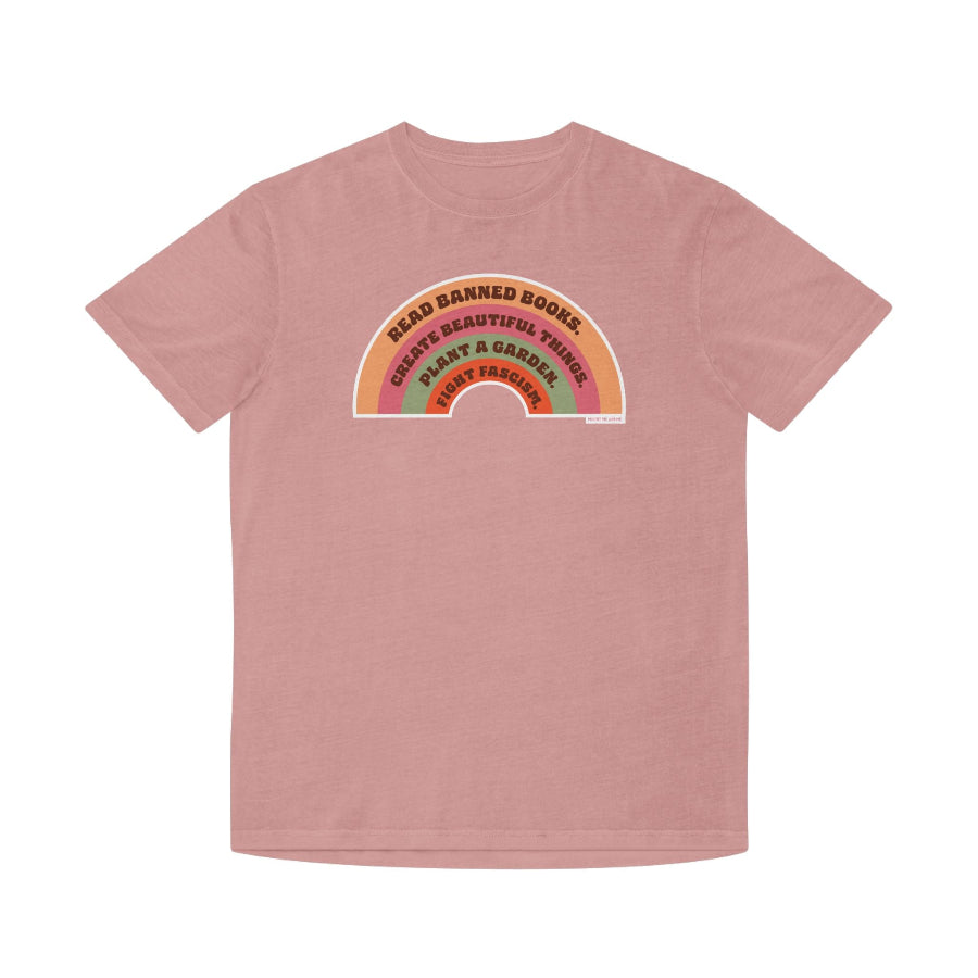 Fight Fascism faded t shirt