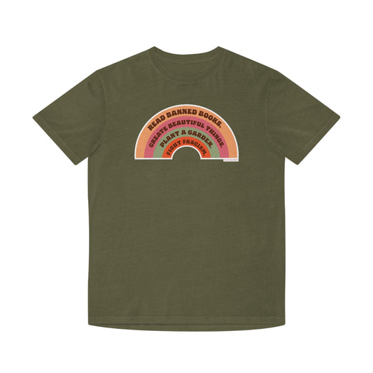 RTS 3XL faded army Fight Fascism t shirt