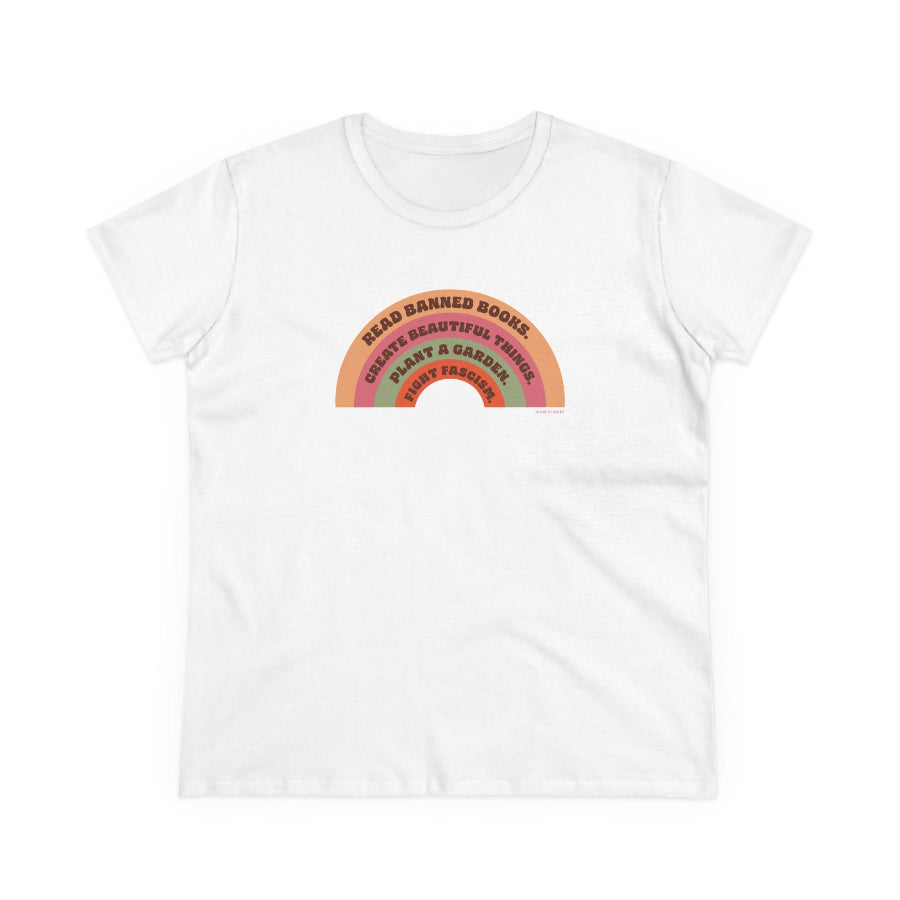 Fight Fascism semi-fit t shirt