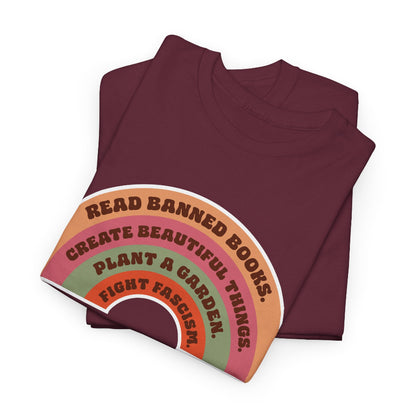 Fight fascism classic cotton t shirt