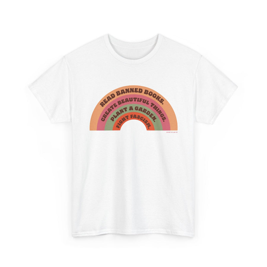 Fight fascism classic cotton t shirt