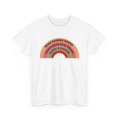 Fight fascism classic cotton t shirt