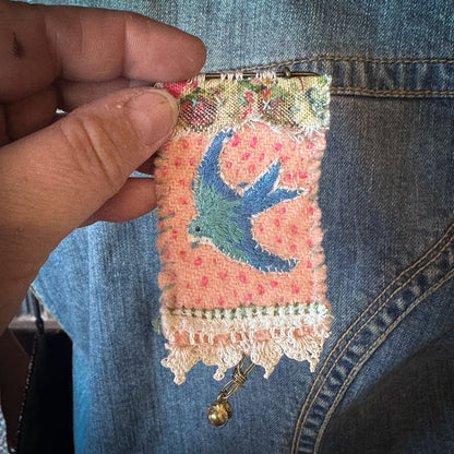Flying high brooch
