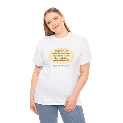 Free the women classic cotton t shirt