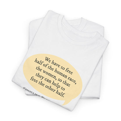 Free the women classic cotton t shirt