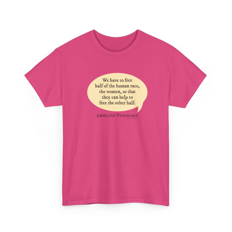 Free the women classic cotton t shirt