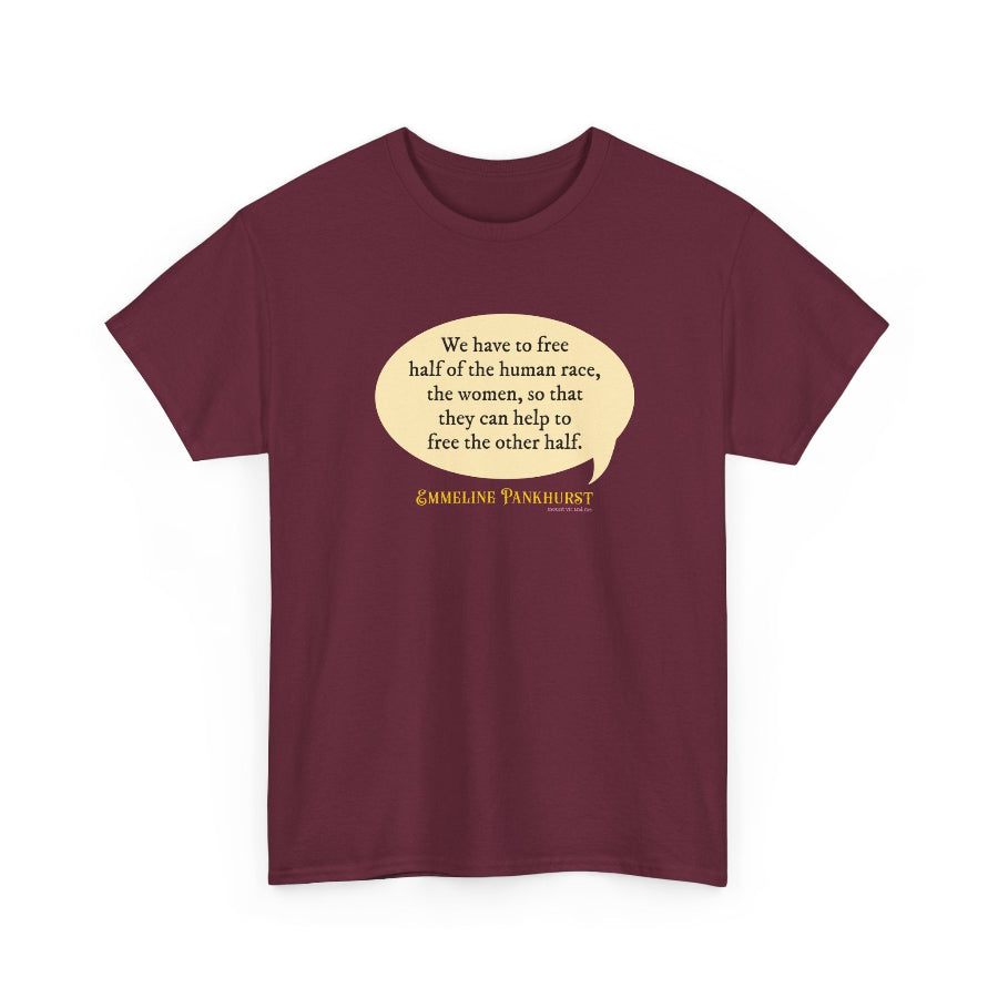 Free the women classic cotton t shirt