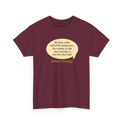 Free the women classic cotton t shirt