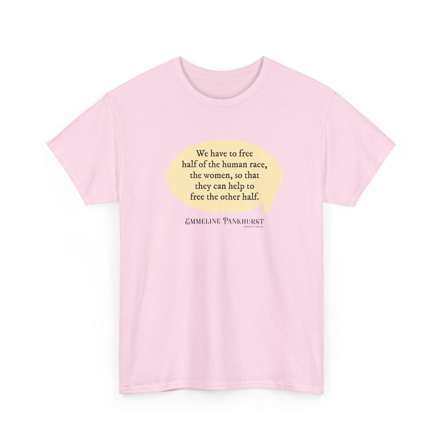 Free the women classic cotton t shirt