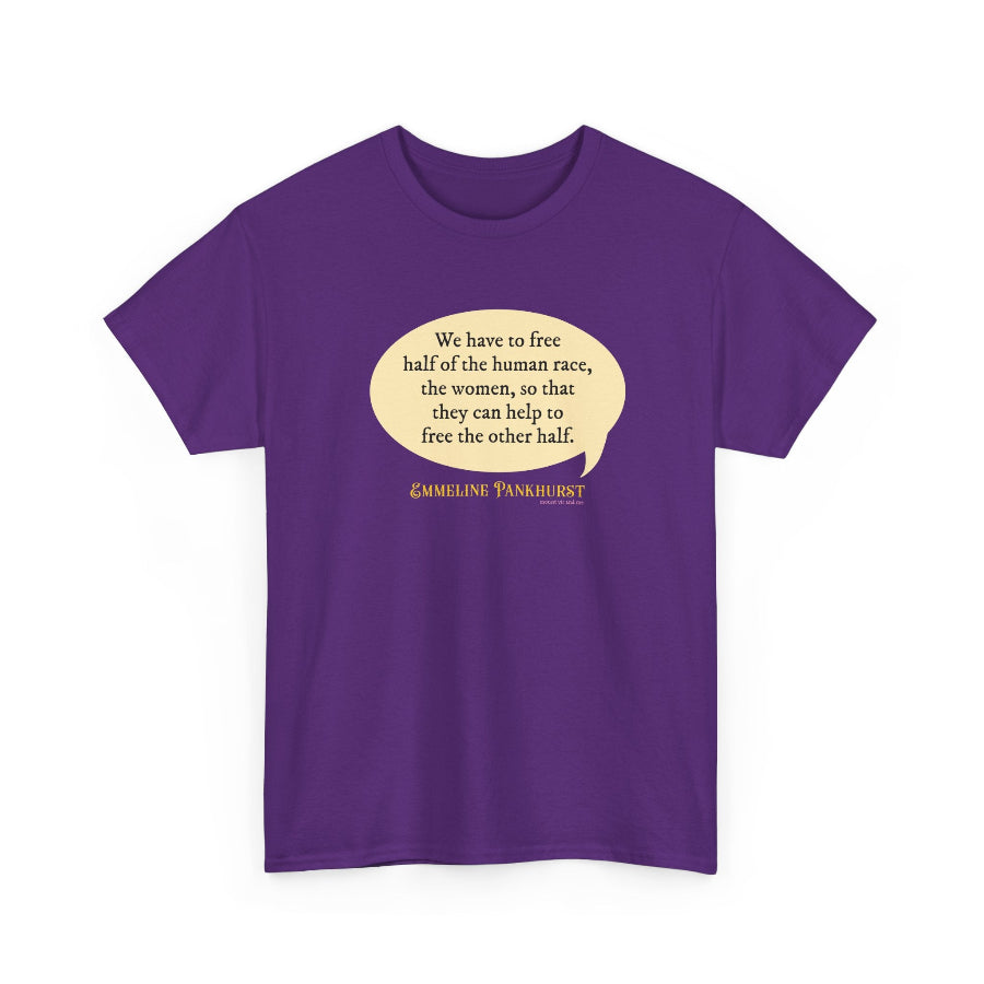 Free the women classic cotton t shirt