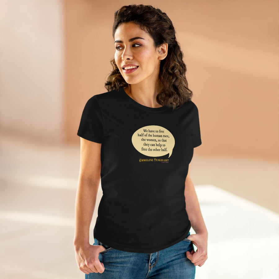 Free the women semi-fit t shirt