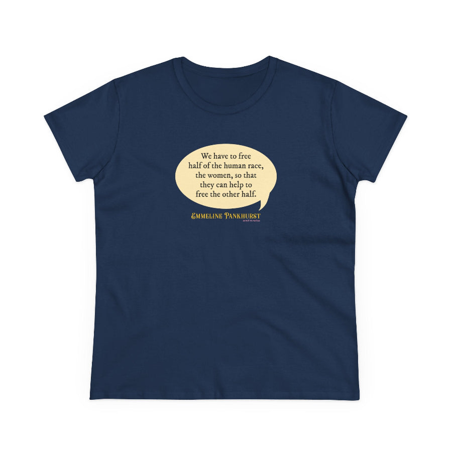 Free the women semi-fit t shirt