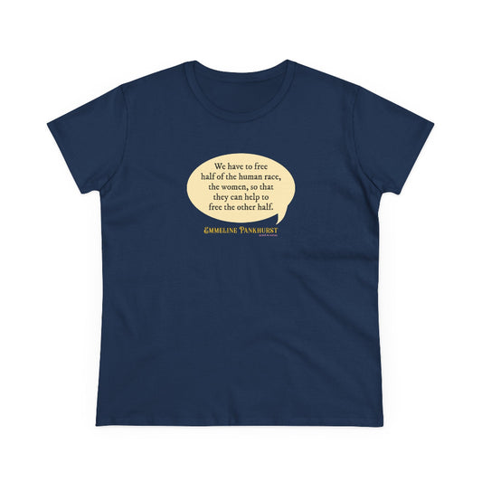 Free the women semi-fit t shirt