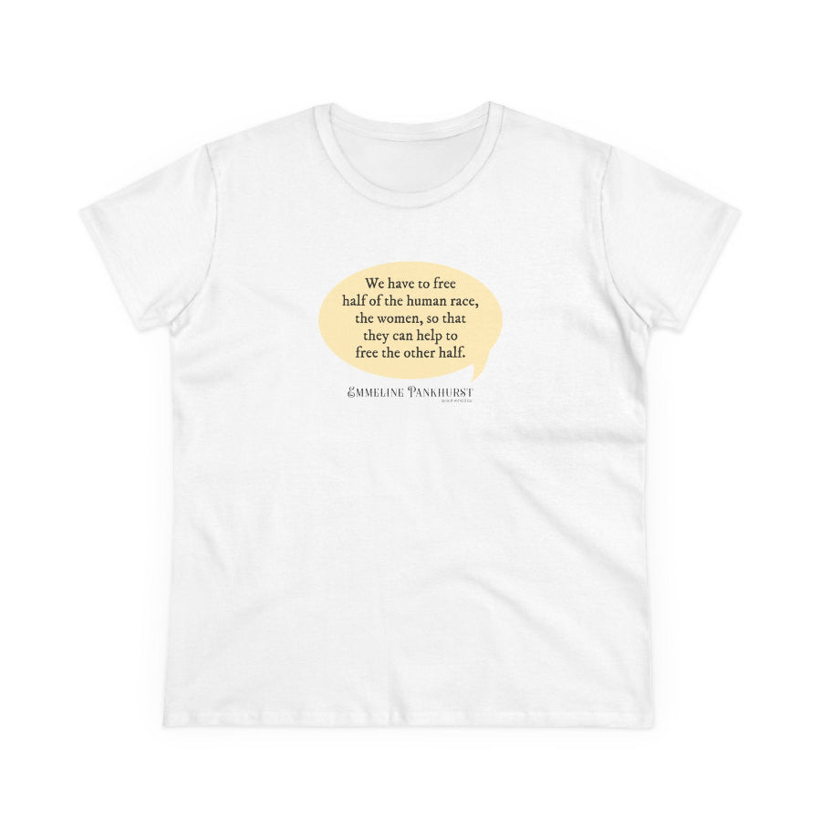 Free the women semi-fit t shirt