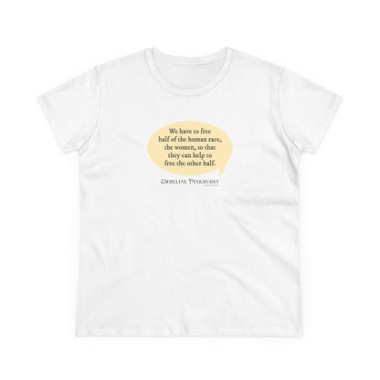 Free the women semi-fit t shirt