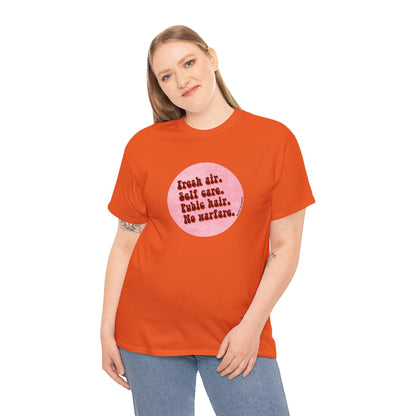 Fresh Air Self Care classic cotton t shirt