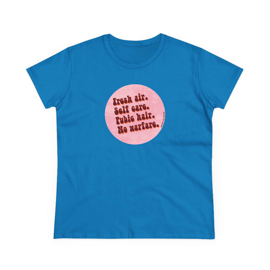 Fresh Air Self Care semi-fit t shirt