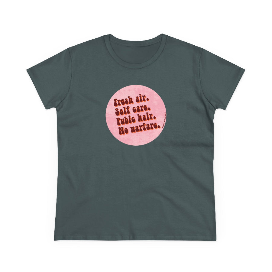 Fresh Air Self Care semi-fit t shirt