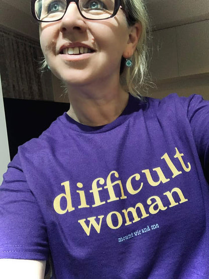 BESTSELLER Difficult woman classic t shirt