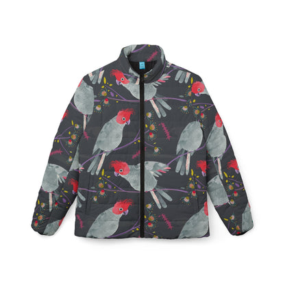 RTS Womens Puffer jacket Gang Gang Cockatoo