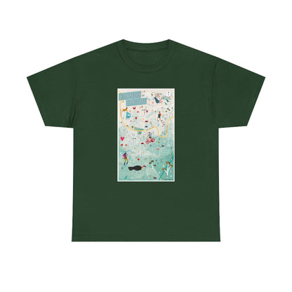 Glenbrook map classic cotton t shirt