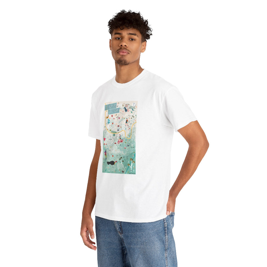Glenbrook map classic cotton t shirt