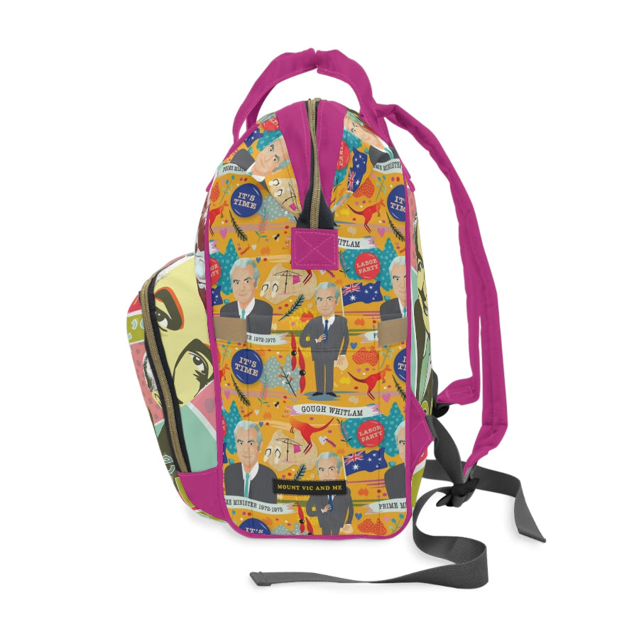 Gough Whitlam typical leftie backpack