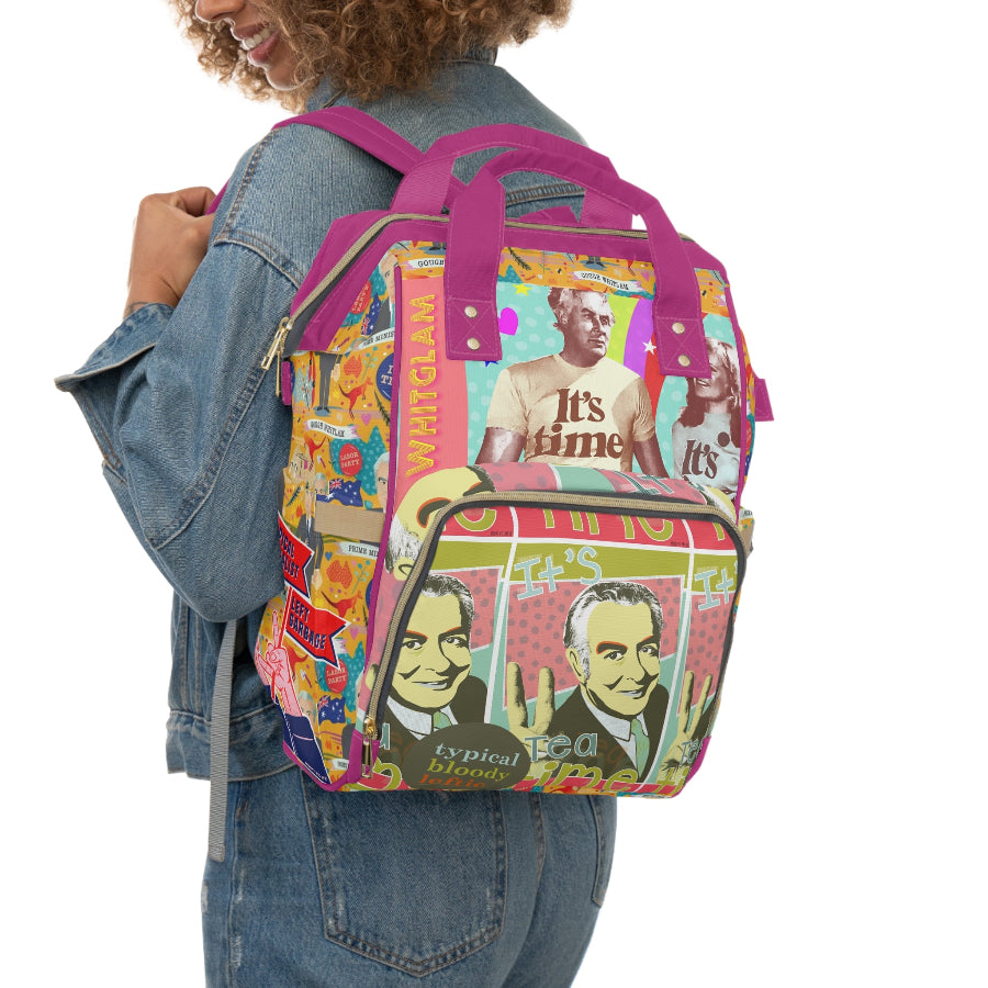 Gough Whitlam typical leftie backpack