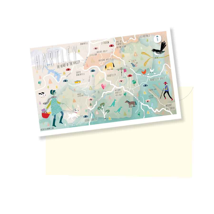 Maps and Travel greeting cards
