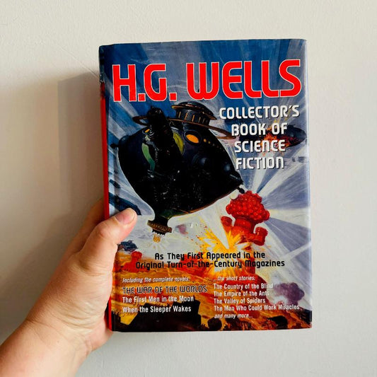 HG WELLS collectors book science fiction